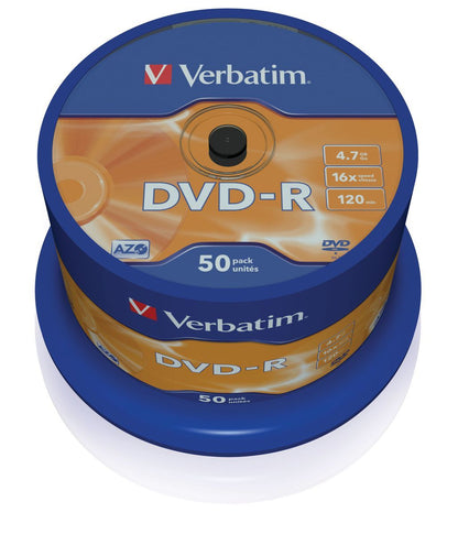 Verbatim DVD-R Matt Silver 4,7 GB 50 pz [43548]
