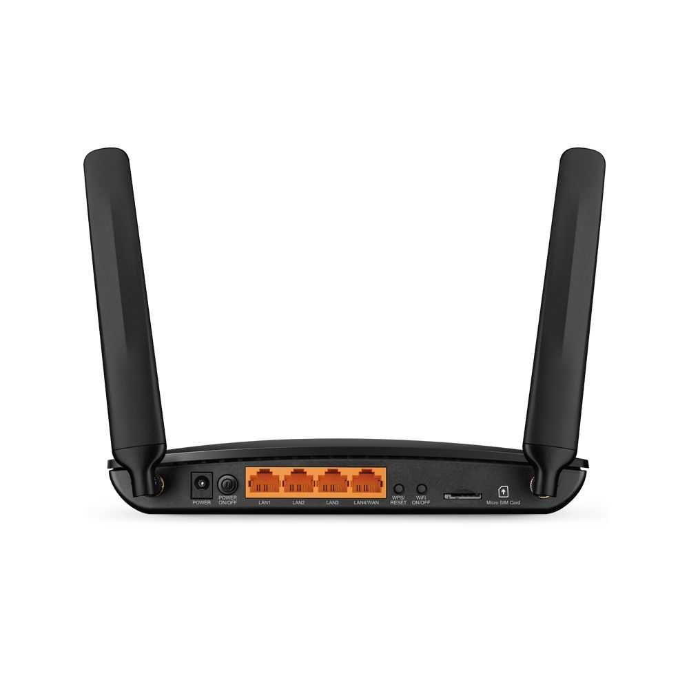 TP-Link TL-MR6400 router wireless Fast Ethernet Banda singola (2.4 GHz) 4G Nero [TL-MR6400]