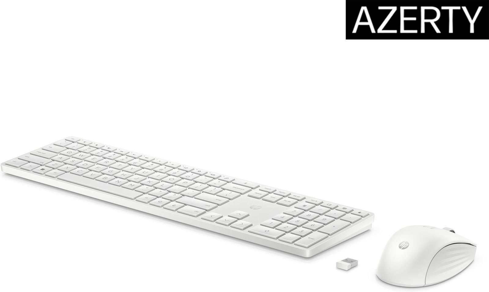 HP 655 WIRELESS KEYBOARD AND MOUSE COMBO WHITE [860P8AA#ABZ]