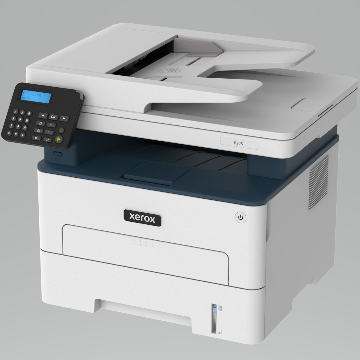 Xerox B225 A4 34 ppm Copia/Stampa/Scansione wireless con stampa fronte/retro PS3 PCL5e/6 ADF 2 vassoi Totale 251 fogli [B225V_DNI]