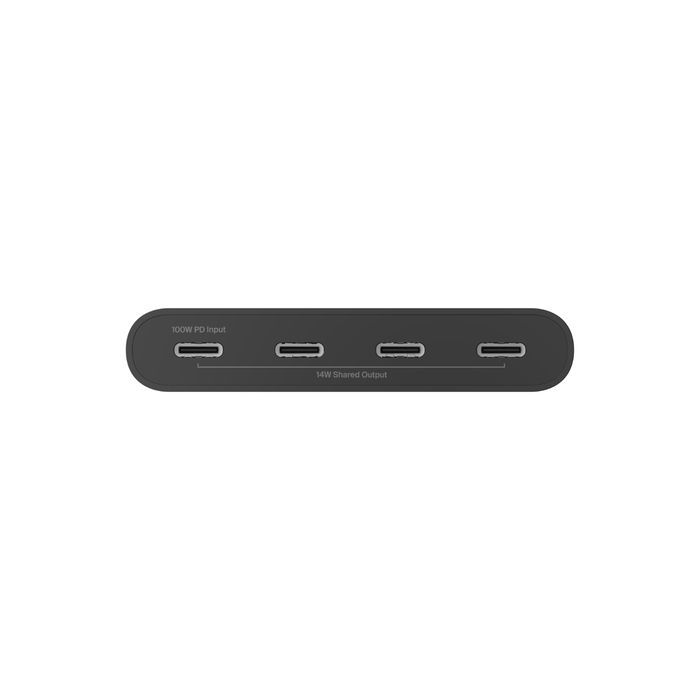 Belkin HUB 4 PORTE DA USB-C A USB-C [AVC018BTBK]