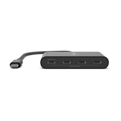 Belkin HUB 4 PORTE DA USB-C A USB-C [AVC018BTBK]