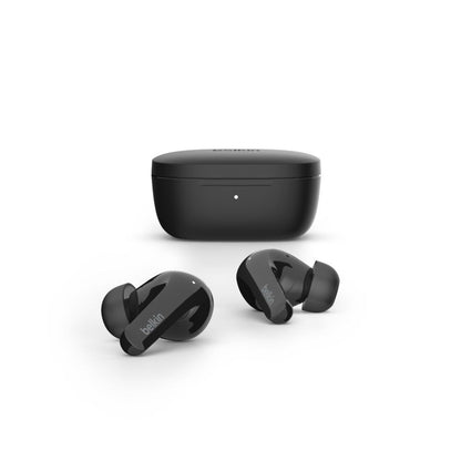 Belkin SOUNDFORM Flow Auricolare Wireless In-ear Musica e Chiamate USB tipo-C Bluetooth Nero [AUC006BTBK]