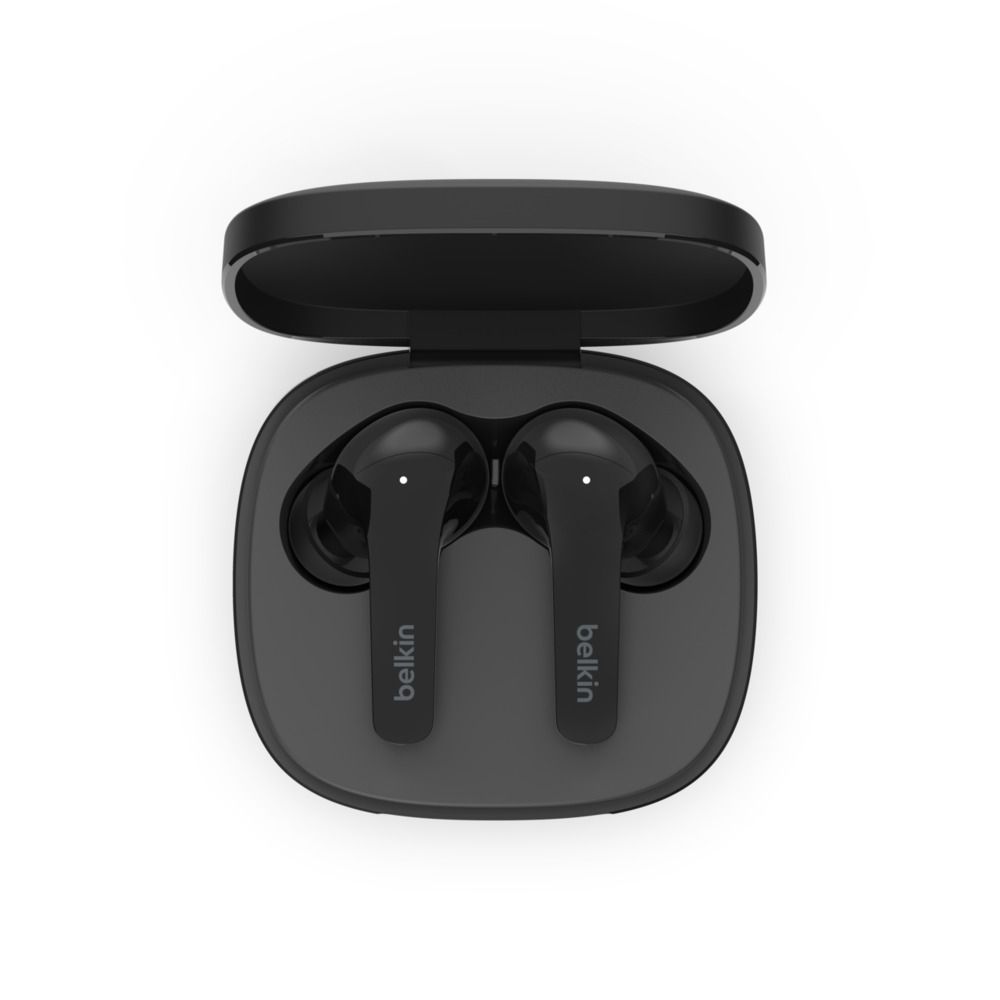Belkin SOUNDFORM Flow Auricolare Wireless In-ear Musica e Chiamate USB tipo-C Bluetooth Nero [AUC006BTBK]