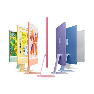 Apple iMac 24"Retina Display 4,5K, Chip M4 con CPU 10core, GPU 10core, 16GB, 512GB SSD, Blu [MWV33T/A]