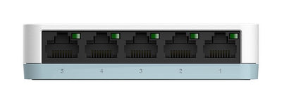 D-Link DGS-1005D/E switch di rete Non gestito L2 Gigabit Ethernet (10/100/1000) Bianco [DGS-1005D/E]