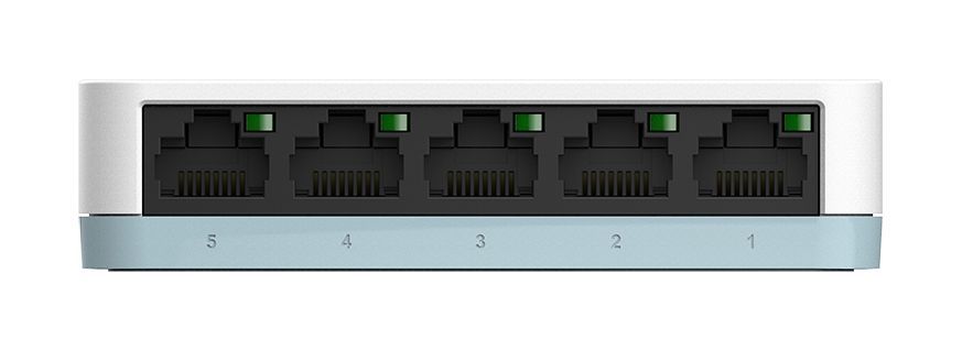 D-Link DGS-1005D/E switch di rete Non gestito L2 Gigabit Ethernet (10/100/1000) Bianco [DGS-1005D/E]