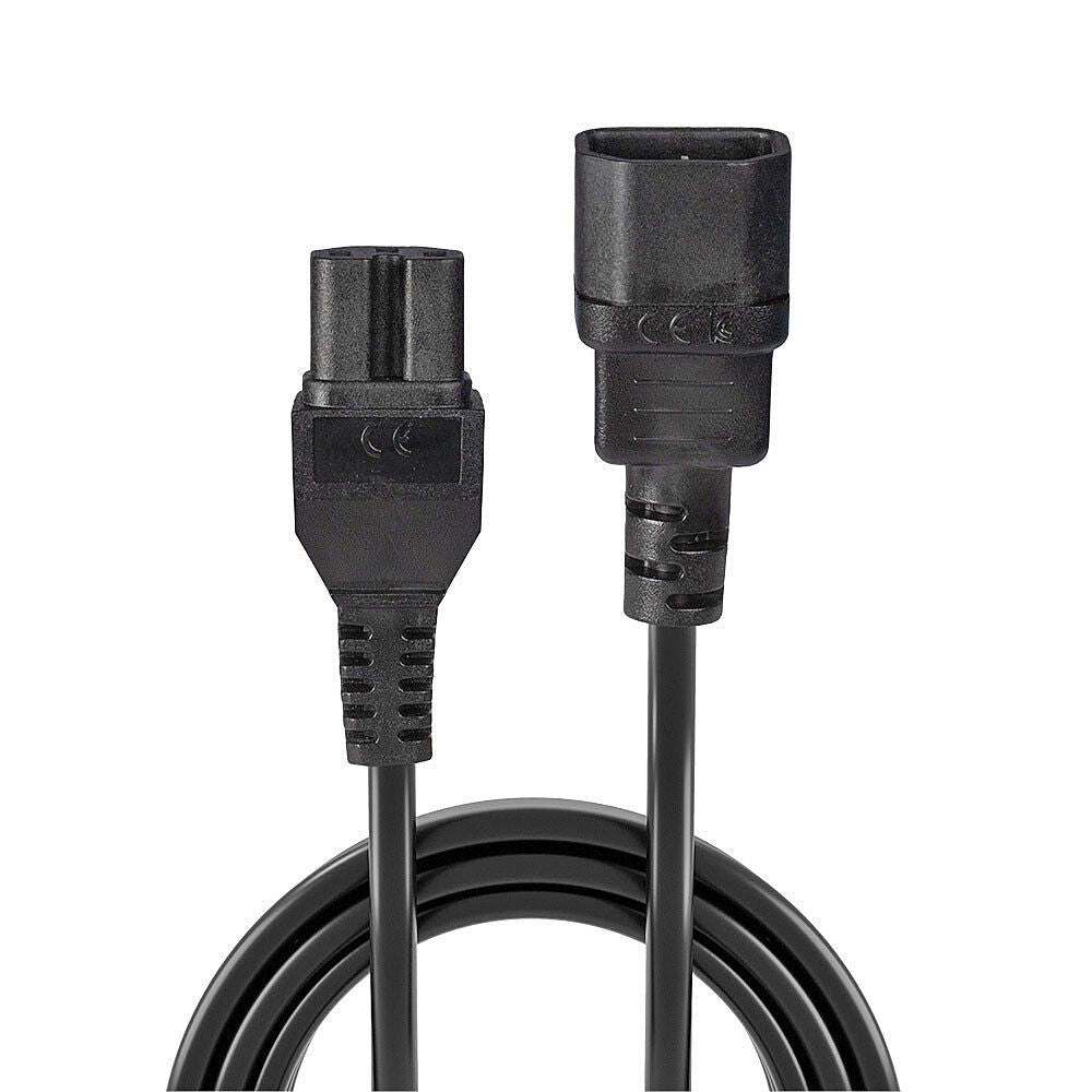 Lindy 30314 cavo di alimentazione Nero 2 m Accoppiatore C14 Accoppiatore C15 [LINDY30314]