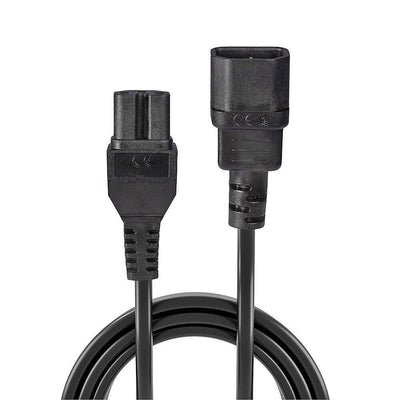 Lindy 30314 cavo di alimentazione Nero 2 m Accoppiatore C14 Accoppiatore C15 [LINDY30314]