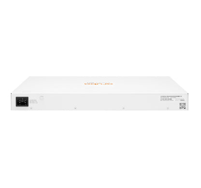 HPE Aruba Networking Aruba Instant On 1830 24G 12p Class4 PoE 2SFP 195W Gestito L2 Gigabit Ethernet (10/100/1000) Supporto Power over Ethernet (PoE) 1U [JL813A#ABB]