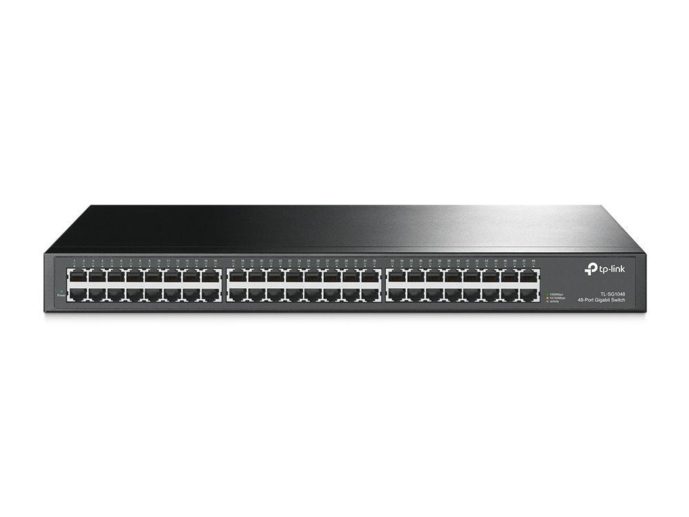TP-Link TL-SG1048 switch di rete Non gestito Gigabit Ethernet (10/100/1000) 1U Nero [TL-SG1048]