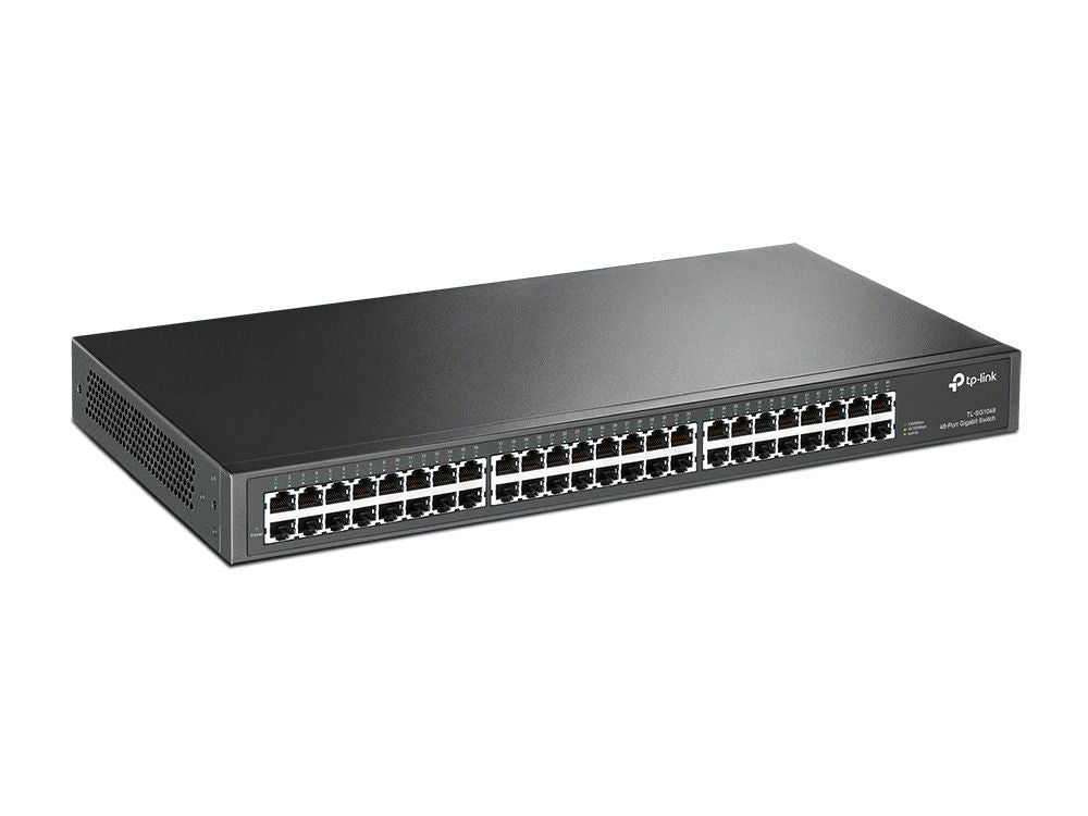 TP-Link TL-SG1048 switch di rete Non gestito Gigabit Ethernet (10/100/1000) 1U Nero [TL-SG1048]