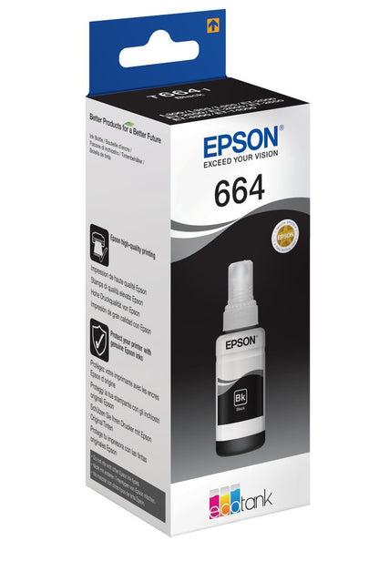 Epson Flacone inchiostro Nero [C13T664140]