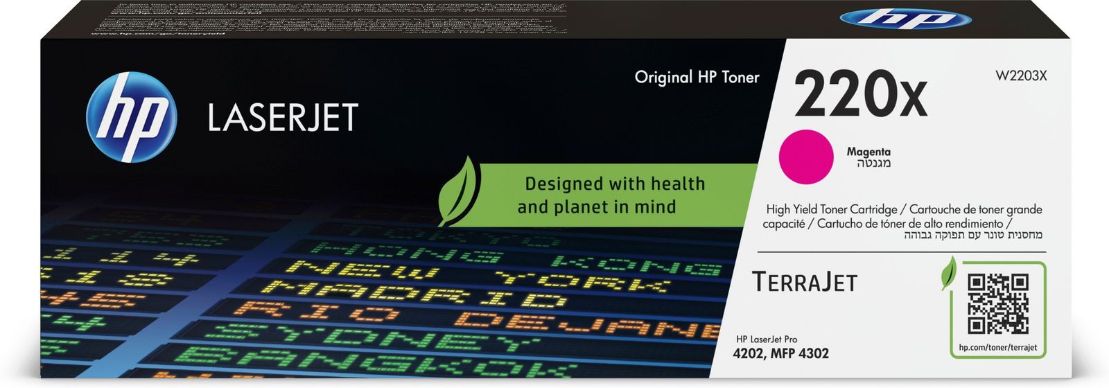 HP Cartuccia toner originale magenta LaserJet 220X [W2203X]