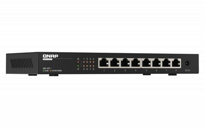 QNAP QSW-1108-8T switch di rete Non gestito 2.5G Ethernet (100/1000/2500) Nero [QSW-1108-8T]