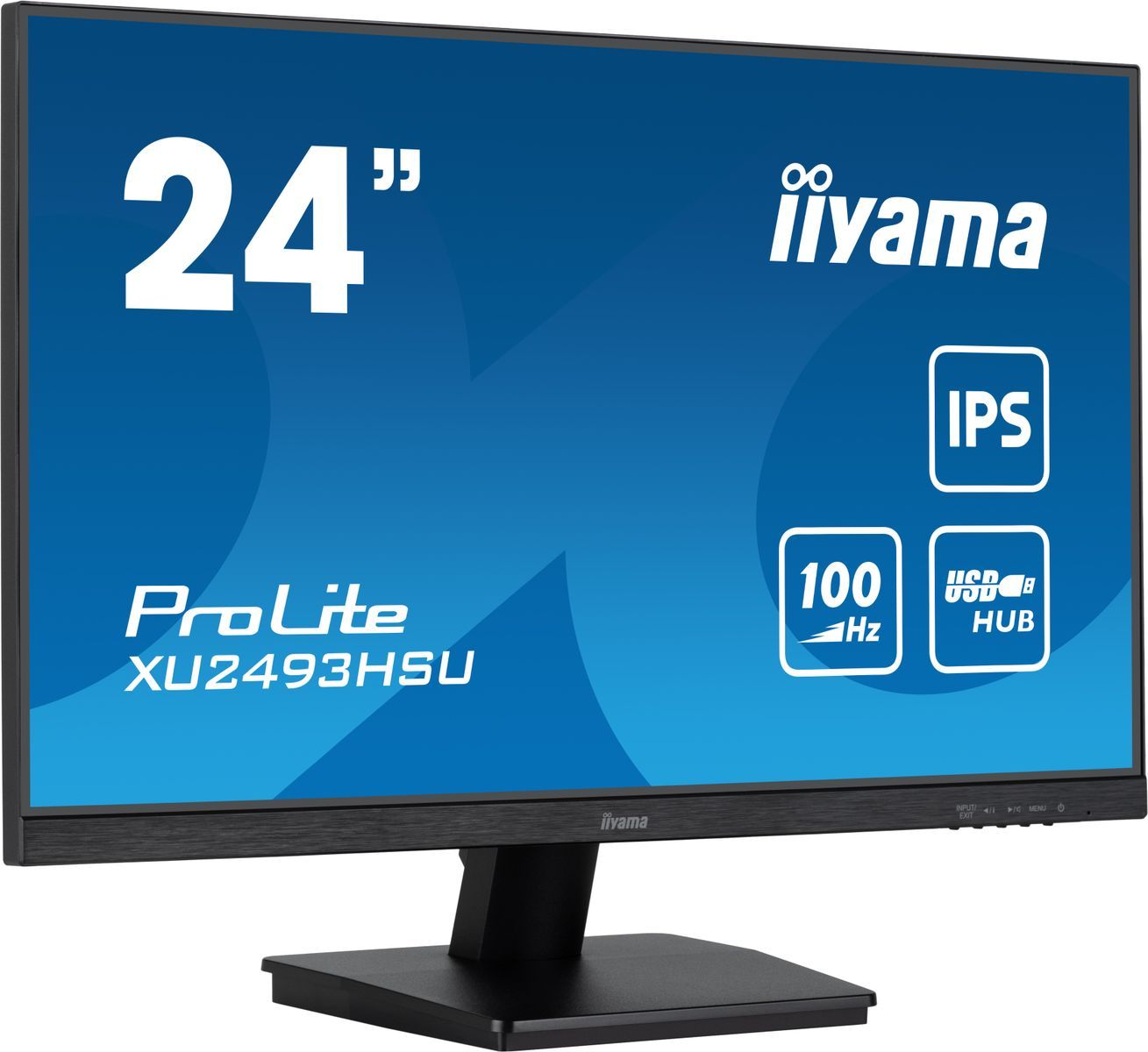 iiyama ProLite XU2493HSU-B7 Monitor PC 60,5 cm (23.8") 1920 x 1080 Pixel Full HD LED Nero [XU2493HSU-B7]