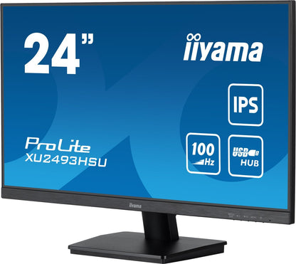 iiyama ProLite XU2493HSU-B7 Monitor PC 60,5 cm (23.8") 1920 x 1080 Pixel Full HD LED Nero [XU2493HSU-B7]