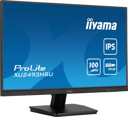 iiyama ProLite XU2493HSU-B7 Monitor PC 60,5 cm (23.8") 1920 x 1080 Pixel Full HD LED Nero [XU2493HSU-B7]