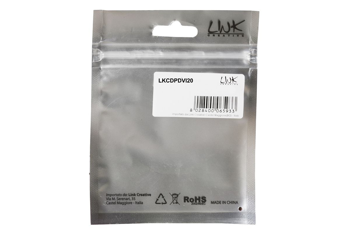 Link Accessori LKCDPDVI20 cavo e adattatore video 2 m DisplayPort DVI-D Nero [LKCDPDVI20]