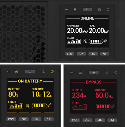 APC SRTG20KXLI gruppo di continuità (UPS) Doppia conversione (online) 20 kVA 20000 W [SRTG20KXLI]