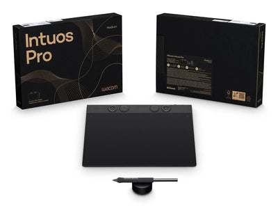 Wacom Intuos Pro Medium  2025 tavoletta grafica Nero 263 x 148 mm USB/Bluetooth [PTK670K0B]