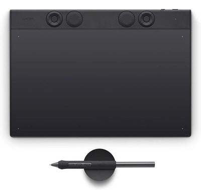 Wacom Intuos Pro Medium  2025 tavoletta grafica Nero 263 x 148 mm USB/Bluetooth [PTK670K0B]