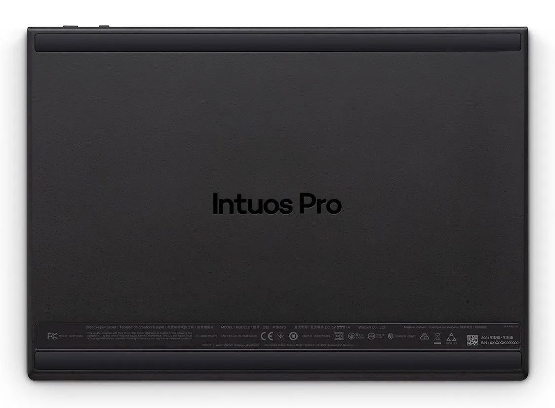 Wacom Intuos Pro Medium  2025 tavoletta grafica Nero 263 x 148 mm USB/Bluetooth [PTK670K0B]
