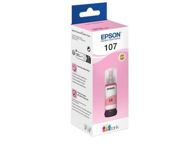 Epson Flacone di inchiostro Magenta chiaro 107 EcoTank [C13T09B640]