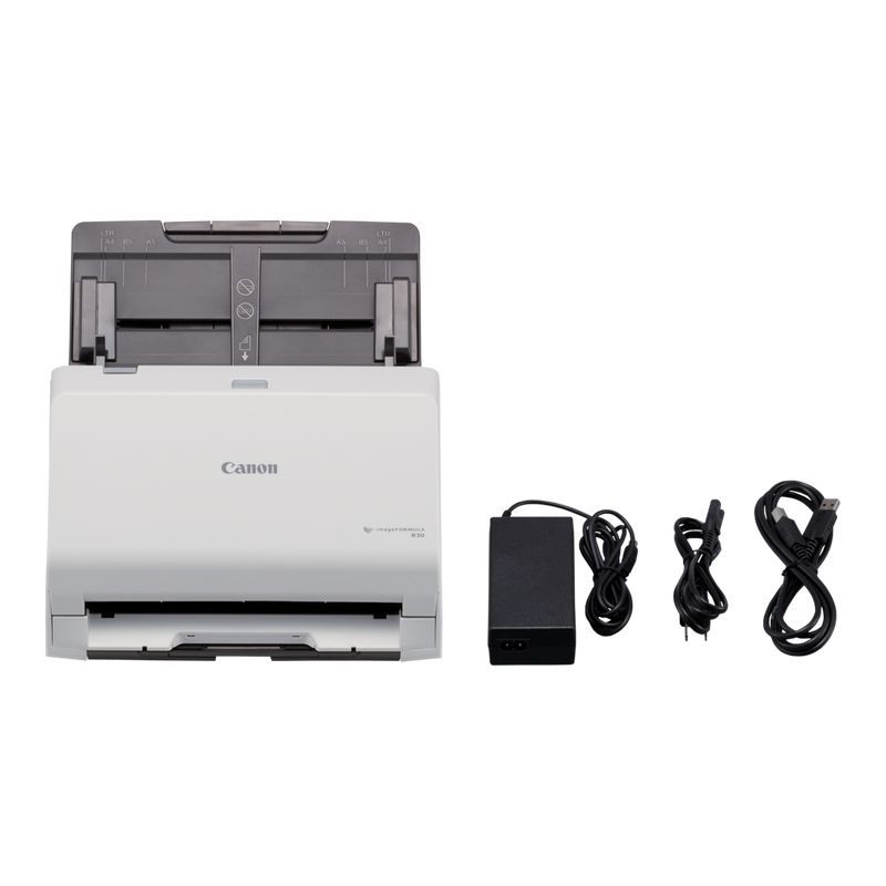 Canon imageFORMULA R30 Scanner con ADF + alimentatore di fogli 600 x 600 DPI A4 Bianco [6051C003]