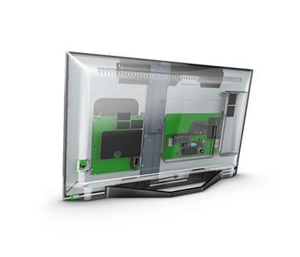 Philips 24HFL3014P/12 TV 61 cm (24") HD Nero, Trasparente 250 cd/m [24HFL3014P/12]
