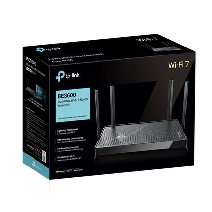TP-Link Archer BE3600 router wireless 2.5 Gigabit Ethernet Dual-band (2.4 GHz/5 GHz) Nero [ARCHERBE230]