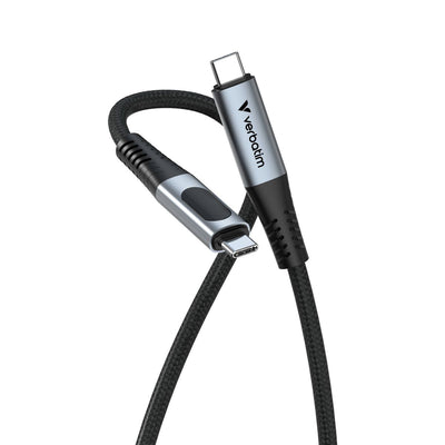 Verbatim 31849 cavo USB USB4 Gen 2x2 1,2 m USB C 40 Gbit/s 240 W Nero [31849]