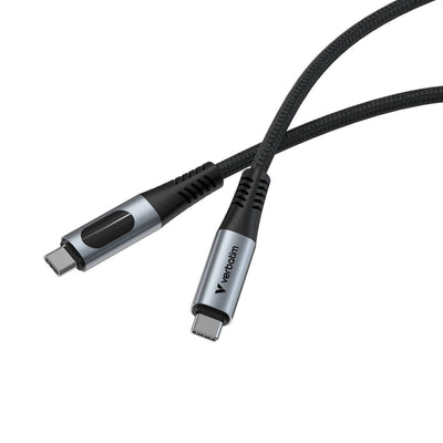 VERBATIM SYNC CHARGE CABLE USB-C 240W DISPLAY 1,2M [31849]