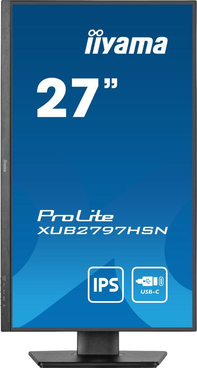 iiyama ProLite XUB2797HSN-B2 Monitor PC 68,6 cm (27") 1920 x 1080 Pixel Full HD LED Nero [XUB2797HSN-B2]
