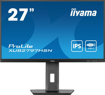 iiyama ProLite XUB2797HSN-B2 Monitor PC 68,6 cm (27") 1920 x 1080 Pixel Full HD LED Nero [XUB2797HSN-B2]