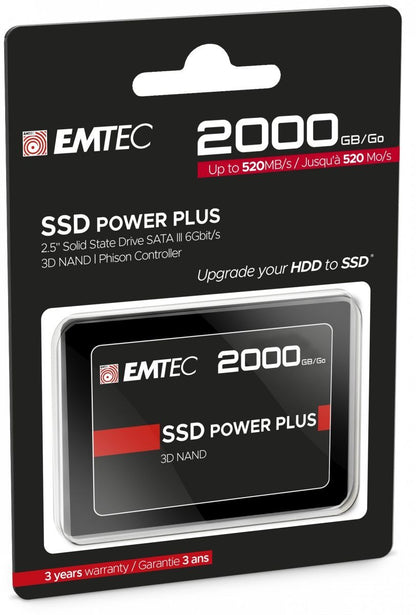 Emtec X150 2.5" 2000 GB Serial ATA III 3D NAND [ECSSD2TGX150]