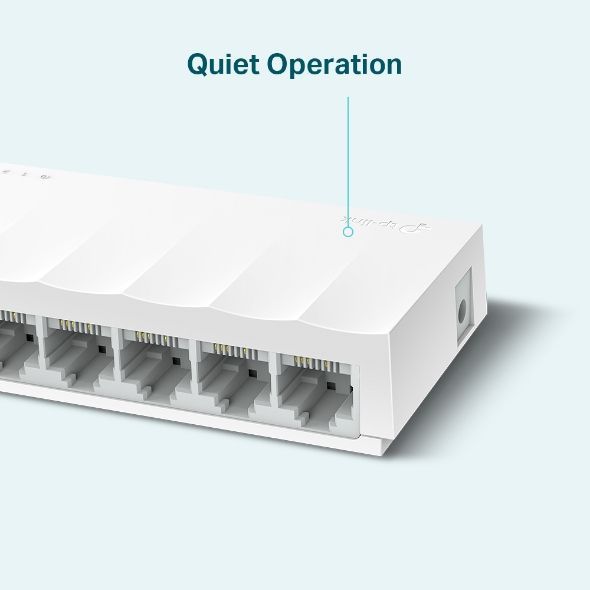 TP-Link LS1008 switch di rete Non gestito Fast Ethernet (10/100) Bianco [LS1008]