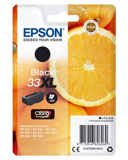 Epson Oranges Cartuccia Nero T33XL Claria Premium [C13T33514012]