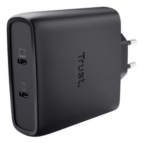 Trust Maxo Caricabatteria a 2 porte USB-C GaN da 100 W [25527]