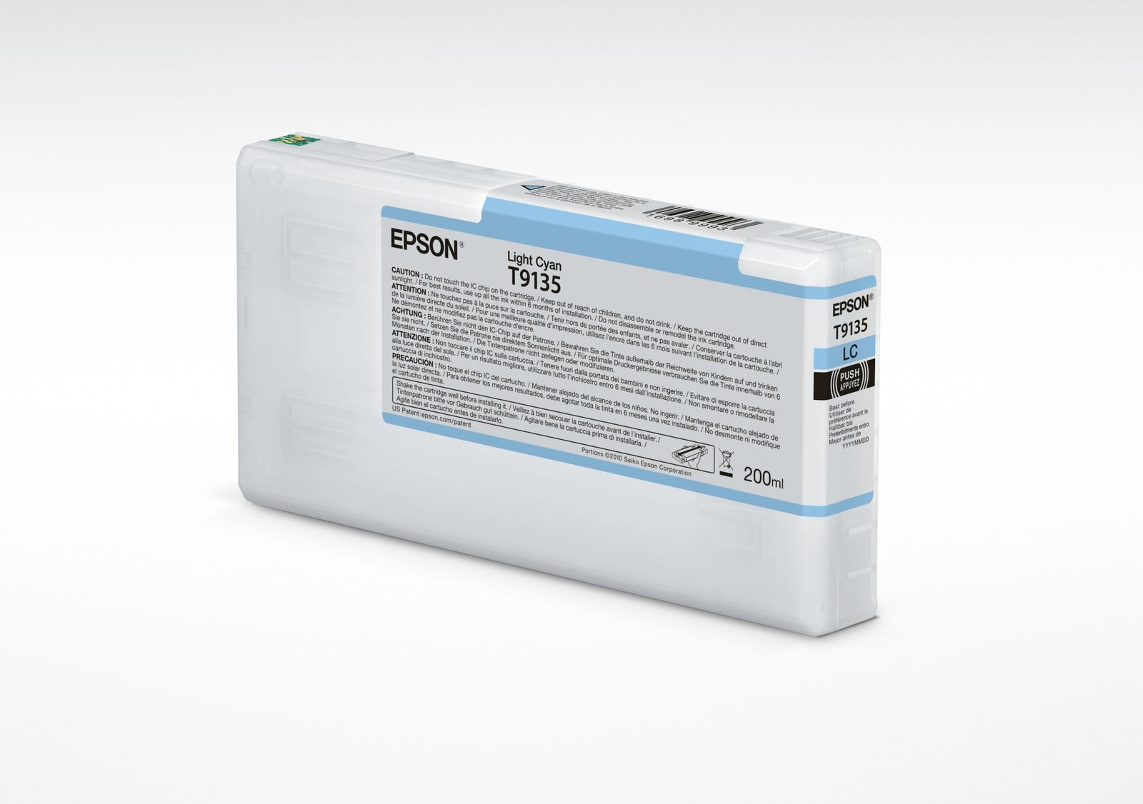 Epson T9135 Light Cyan Ink Cartridge (200ml) [C13T913500] - ITPartners