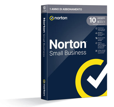 Norton Small Business Protezione antivirus per piccole imprese e small office 10 dispositivi Licenza di 1 anno [21454860]