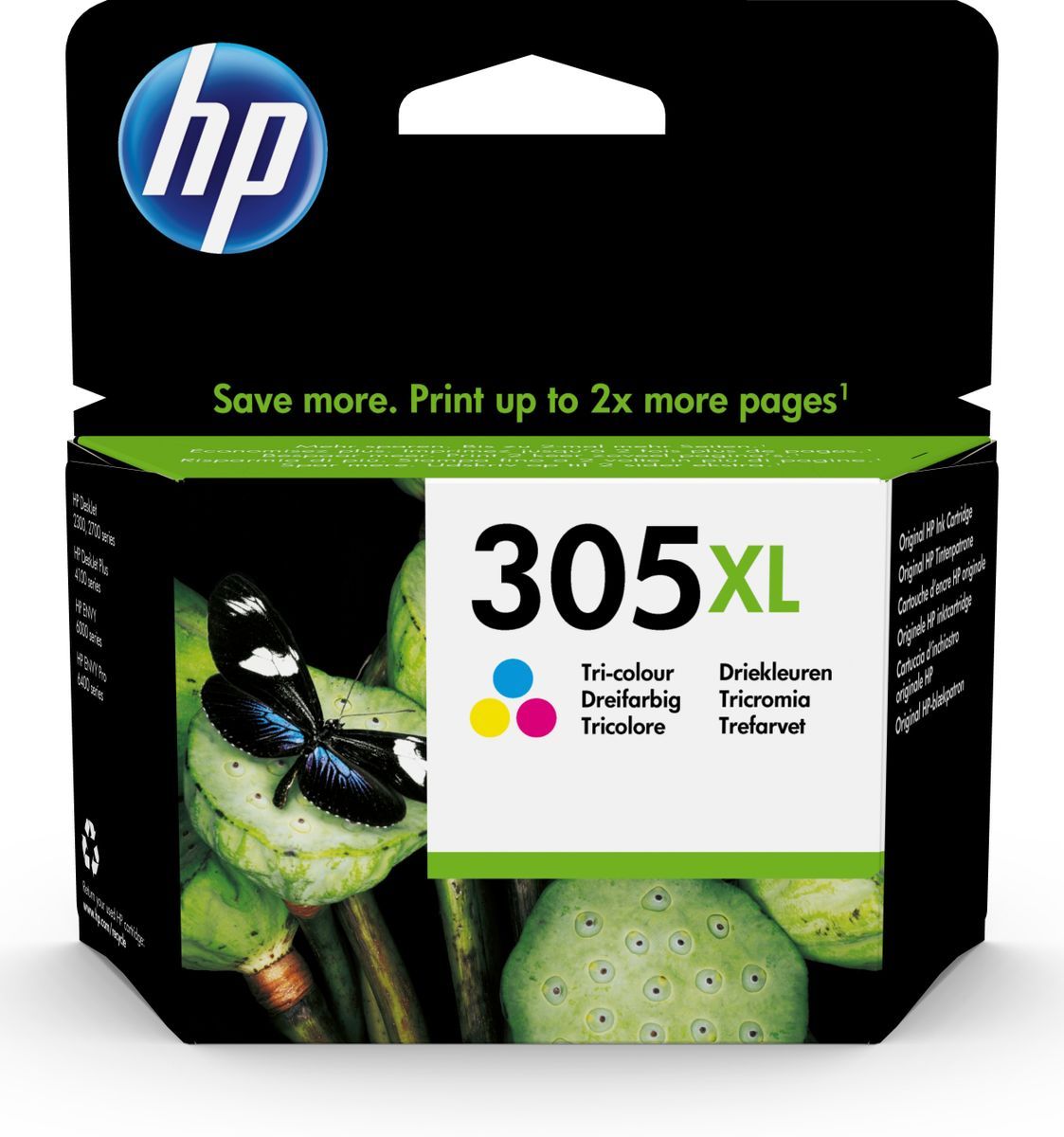 HP 305XL HIGH YIELD TRI-COLOR ORIGINAL INK CART. [3YM63AE#ABE]