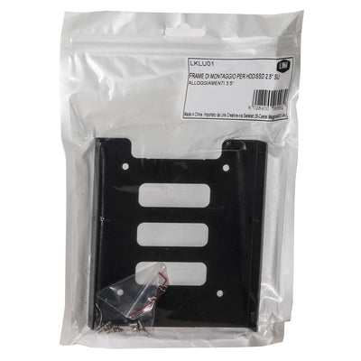 LINK Frame Di Montaggio Per Hdd/Ssd 2.5 Su Alloggiamenti 3.5 Con Viti [LKLU01]