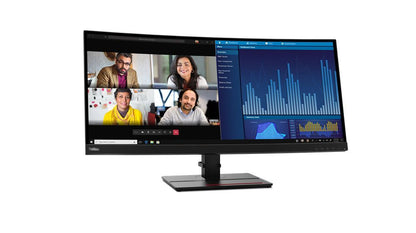 Lenovo ThinkVision P34w-20 LED display 86,7 cm (34.1") 3440 x 1440 Pixel Wide Quad HD Nero [63F2RAT3EU]