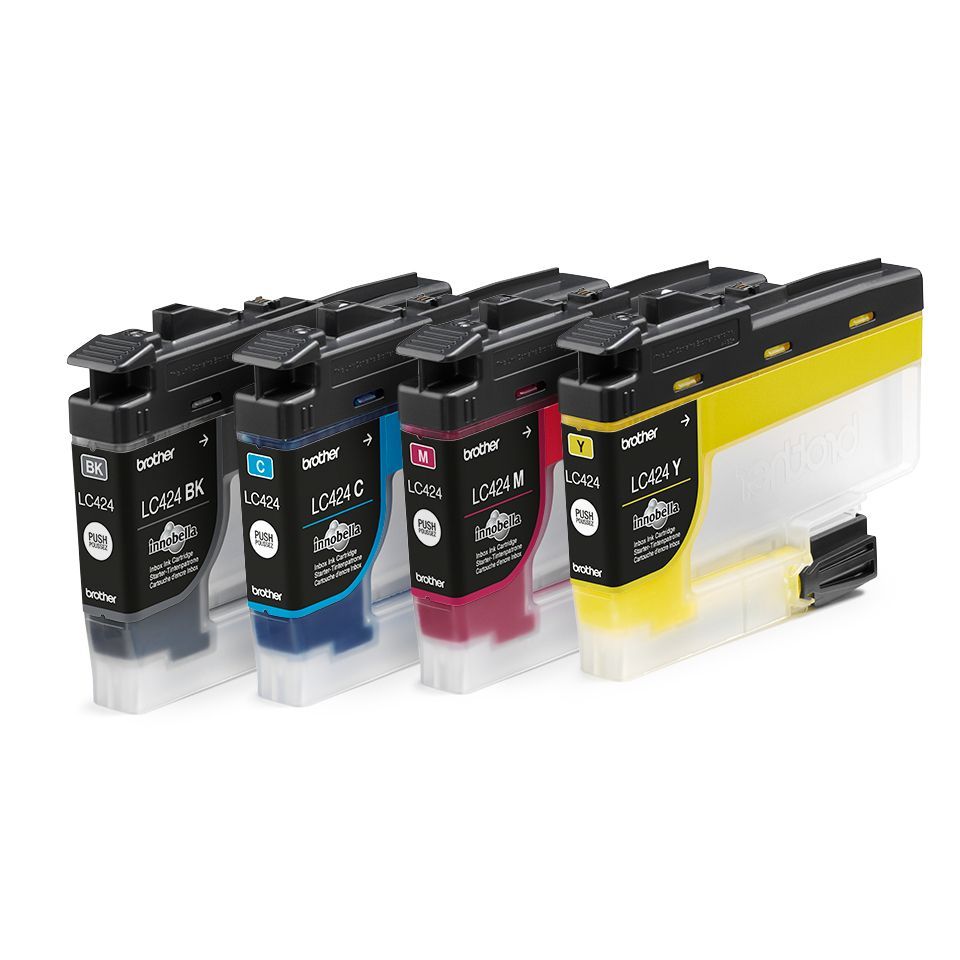 Brother LC424VAL cartuccia d'inchiostro 4 pz Originale Nero, Ciano, Magenta, Giallo [LC424VAL]