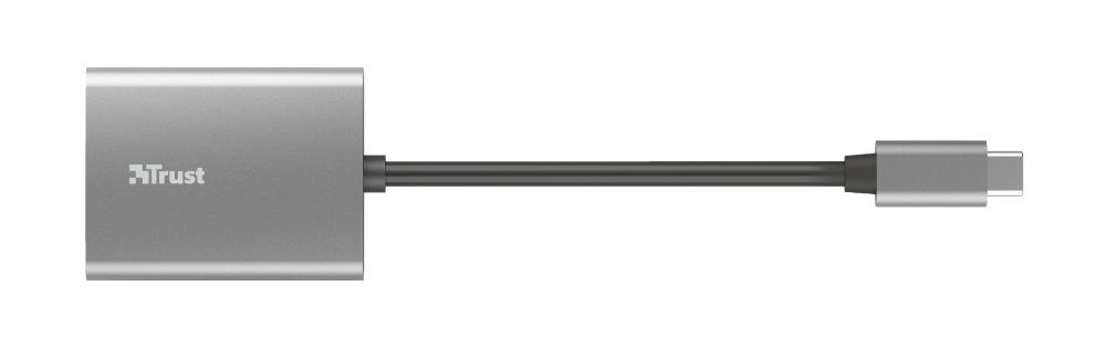 Trust 24136 lettore di schede USB 3.2 Gen 1 (3.1 Gen 1) Type-C Alluminio [24136]
