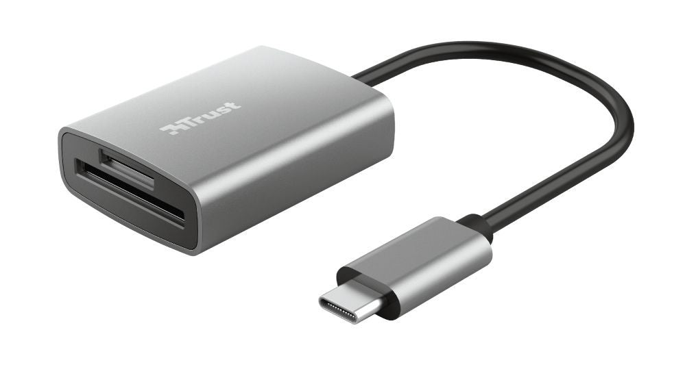 Trust 24136 lettore di schede USB 3.2 Gen 1 (3.1 Gen 1) Type-C Alluminio [24136]
