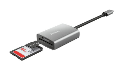 Trust 24136 lettore di schede USB 3.2 Gen 1 (3.1 Gen 1) Type-C Alluminio [24136]