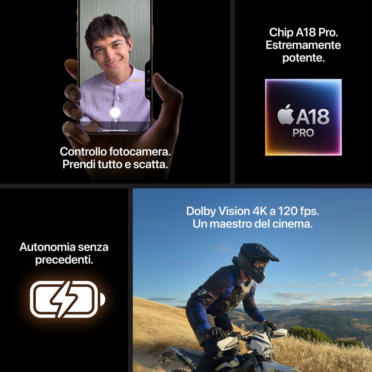 Apple iPhone 16 Pro 256GB Titanio Naturale [MYNL3QL/A]