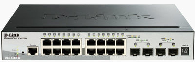 D-Link DGS-1510-20/E switch di rete Gestito L2/L3 Gigabit Ethernet (10/100/1000) 1U Grigio [DGS-1510-20/E]